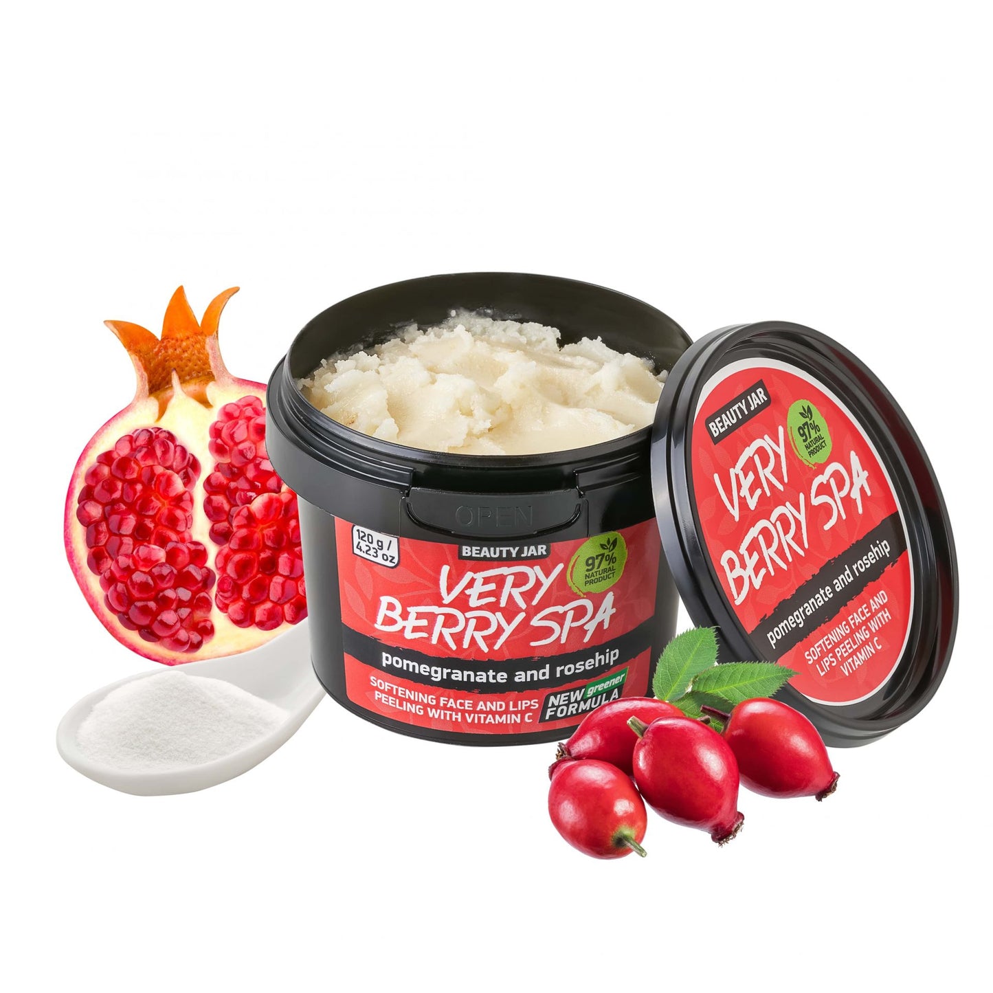 Gesichts- und Lippenpeeling VERY BERRY SPA